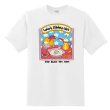 Load image into Gallery viewer, "GOD BLESS YOU, MOM" T-SHIRT by @_SATTOM