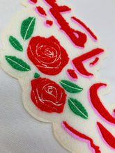 Load image into Gallery viewer, YHM HEAVYWEIGHTS - "DIRTY ROSE" CHENILLE SWEATSHIRT - OATMEAL